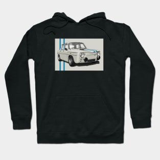 Renault R8 Gordini in grey Hoodie